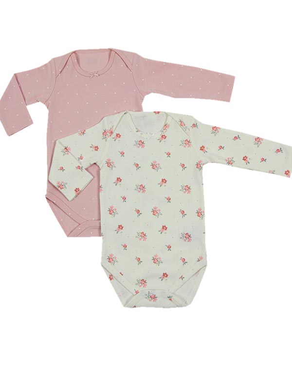 Minene Duo Pack Εσώρουχα Cream Floral-Pink