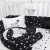 Minene Πολυχρηστικό Μαξιλάρι - Snuggly Snake Cotton Black & White