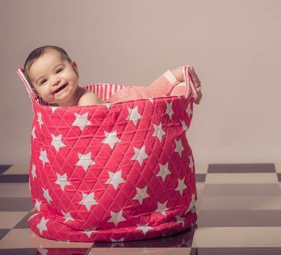 Minene Καλάθι Μπλε Αστέρια