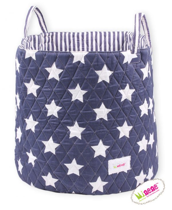 Minene Καλάθι Μπλε Αστέρια