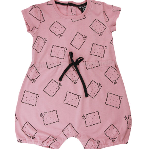 mn2813200832 Minene Baby Overall 3/4 Μπισκοτάκι Girl