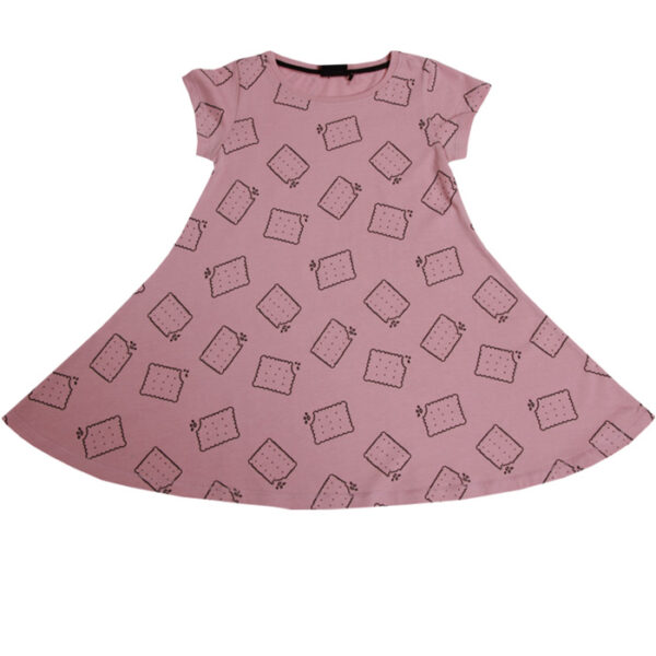 Minene Φόρεμα Ροζ Μπισκοτάκια