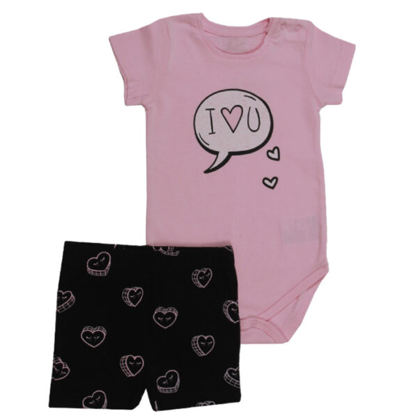 mn2814100106 Minene Baby Girl Set "I Love you"