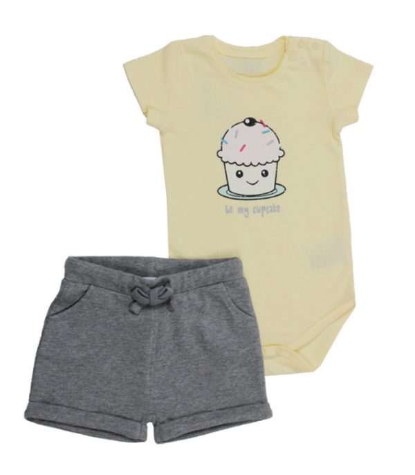 Minene Baby Girl Set With Stickers