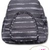 Minene Backpack BW Stripes