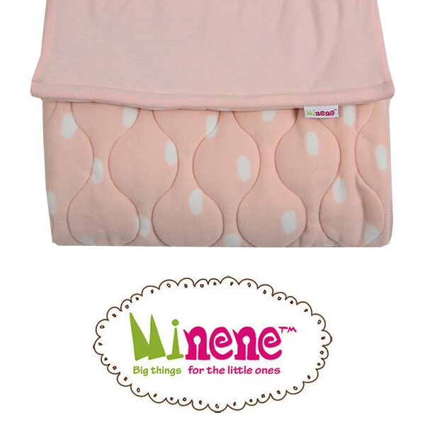 Ποδόσακος/Κάλυμμα Ροζ Πουά