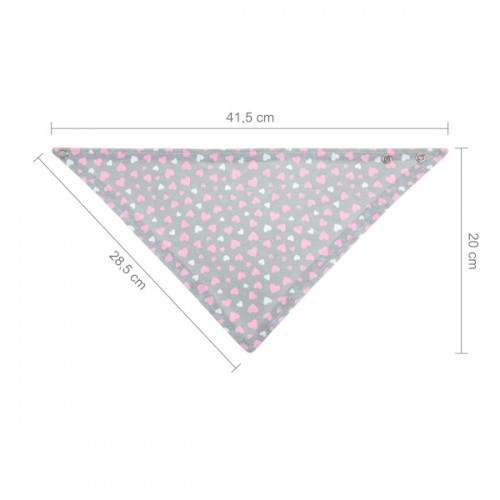 Σαλιάρα / Μπαντάνα Καρδούλες