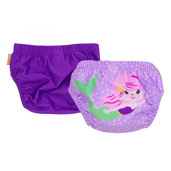 Zoocchini Μαγιώ Πάνα (2pcs Σετ) - Mermaid