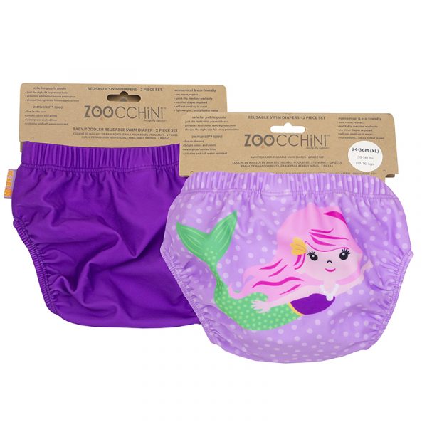 Zoocchini Μαγιώ Πάνα (2pcs Σετ) - Mermaid