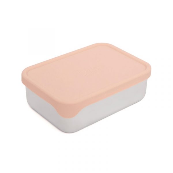 Petit Monkey – Φαγητοδοχείο Stainless Steel Riley Dawn Rose