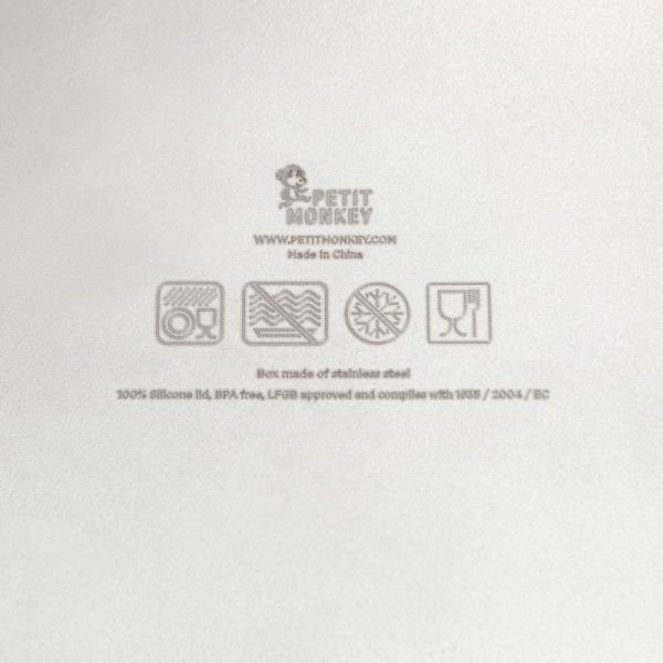 Petit Monkey – Φαγητοδοχείο Stainless Steel Mae Pine