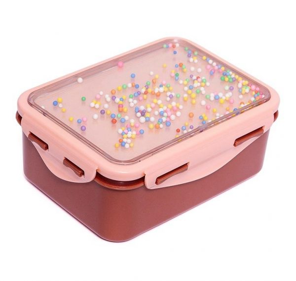 Petit Monkey – Lunch Box desert rose + soft coral