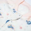 70% Bamboo 30% Cotton Sleepsuit - Mermaid - S, 1 T