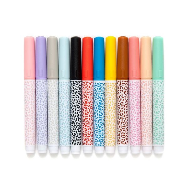 Petit Monkey – 12 μαρκαδόροι Felt tip