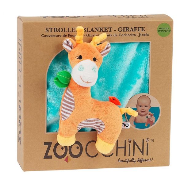 zoo3005-c Zoocchini Stroller Blanket - Giraffe