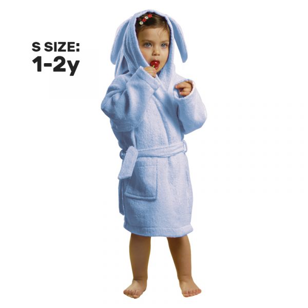Cuddly Bath Robe (Small) blue bunny