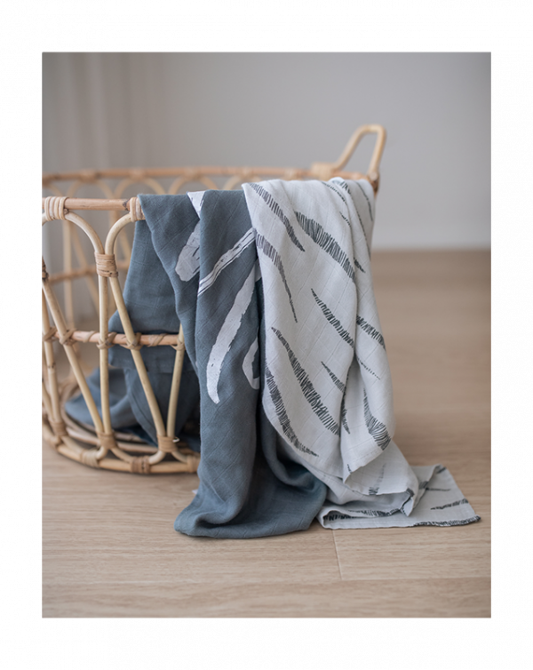 Minene - Bamboo Πάνα Αγκαλιάς Blue