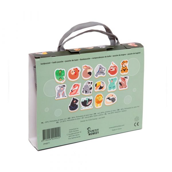 Petit Monkey – Παζλ Μπάνιου Wild Animals