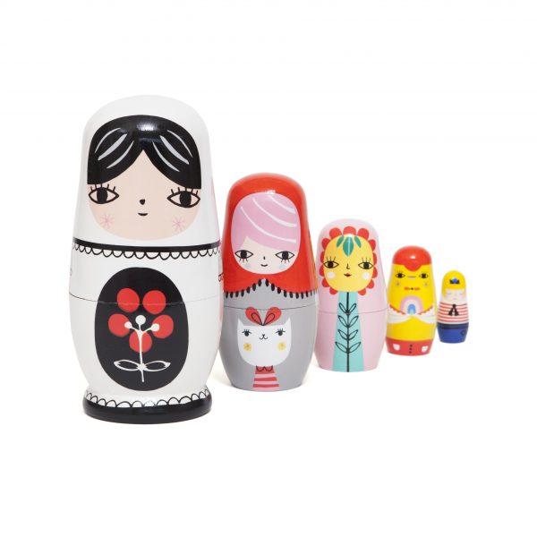 Petit Monkey – Ξύλινες Μπάμπουσκες Fleur and Friends