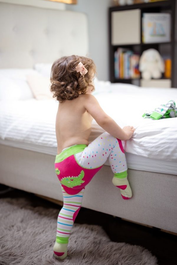 Grip+Easy Crawler Pants & Socks Set - Dinosaur