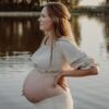 ProudMama Bola Olivia Silver Chain Φεγγαρόπετρα