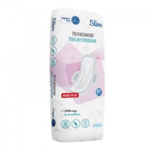 Akuku – Σερβιέτες Λοχείας με φτερά SLIM (10 pcs)