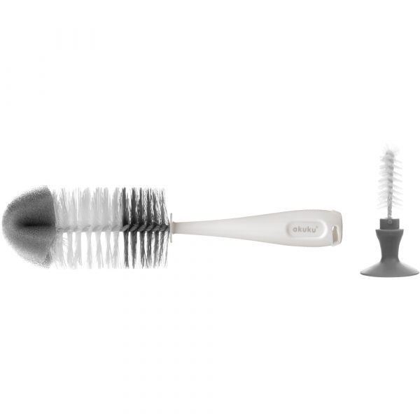 Βούρτσα καθαρισμού μπιμπερό και θηλών με βεντούζα