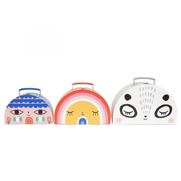 Double face suitcase set