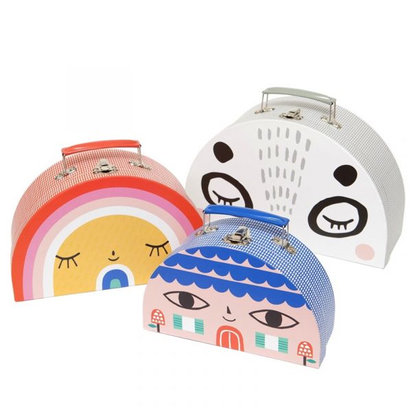 Double face suitcase set