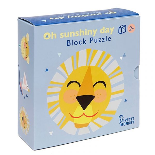 Oh Shiny day block puzzle 9 pcs / 2 yrs+