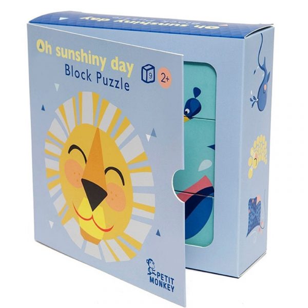 Oh Shiny day block puzzle 9 pcs / 2 yrs+