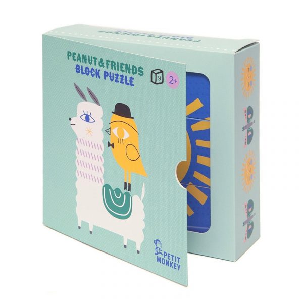 Peanut & Friends block puzzle 9 pcs / 2 yrs+