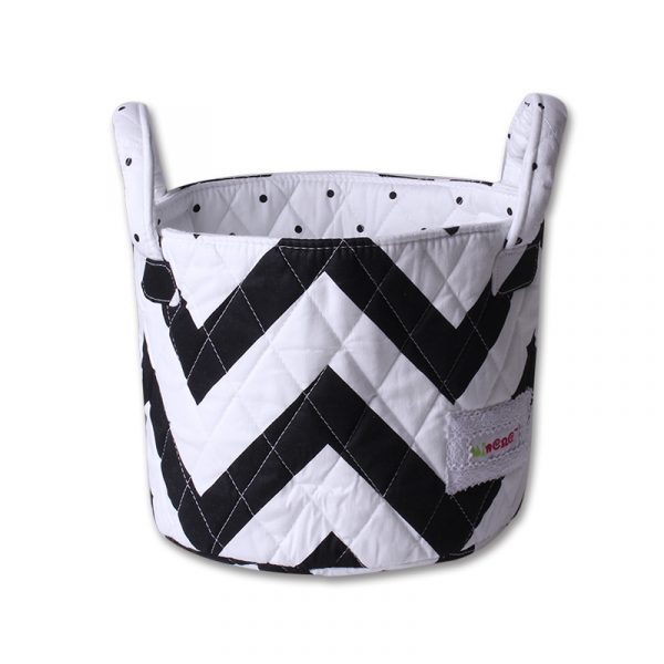 MN21169 Minene Καλαθάκι B/W Ζιγκ Ζαγκ