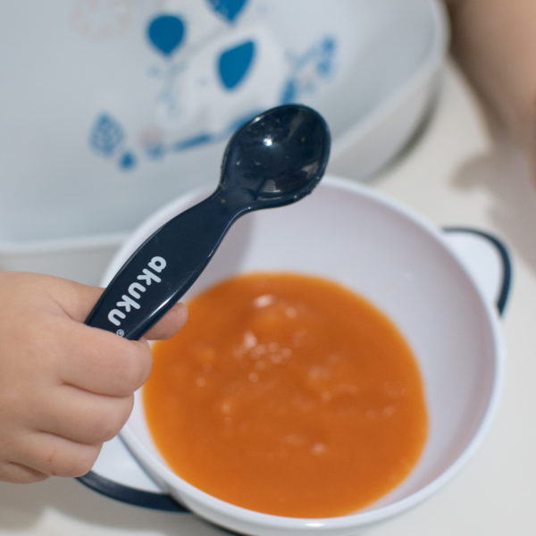 Μπολάκι με βεντούζα και κουτάλι Navy