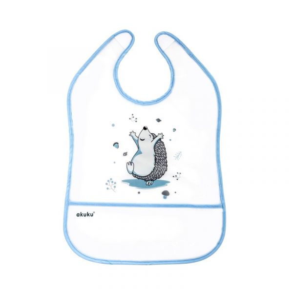 Αδιάβροχη Σαλιάρα με Τσεπάκι Σκαντζόχοιρος