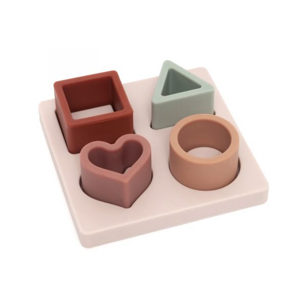 Petit Monkey - Παζλ σφηνώματα Σιλικόνης Heart 0 yrs+