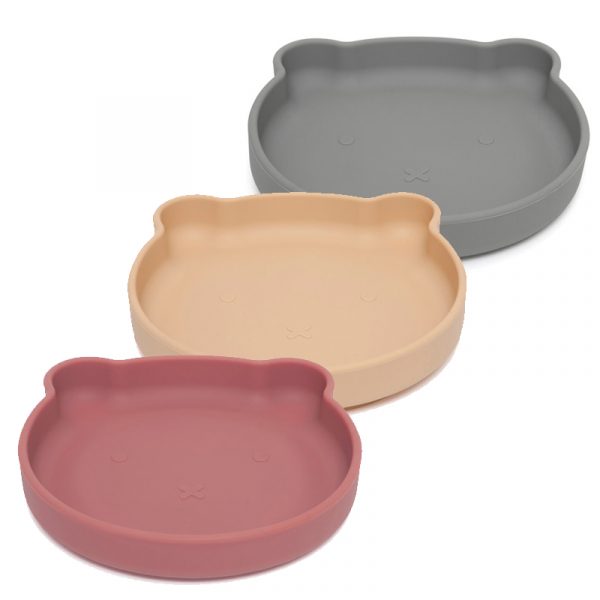 bear-plate Petit Monkey - Πιάτο Σιλικόνης Bear