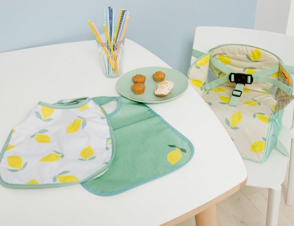 Baby To Love Σετ 2 σαλιάρες/ποδιές – Happy Lemon