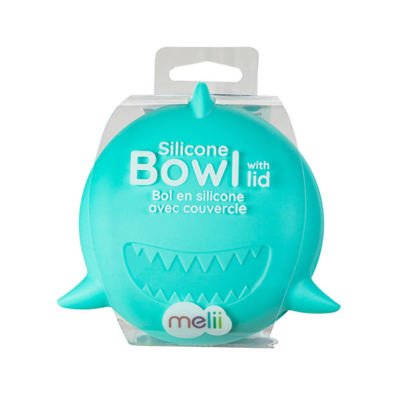 Melii - Μπολ Σιλικόνης με καπάκι Shark