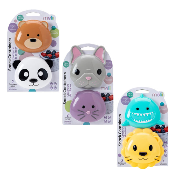Melii δοχεία για σνακ σετ των 2