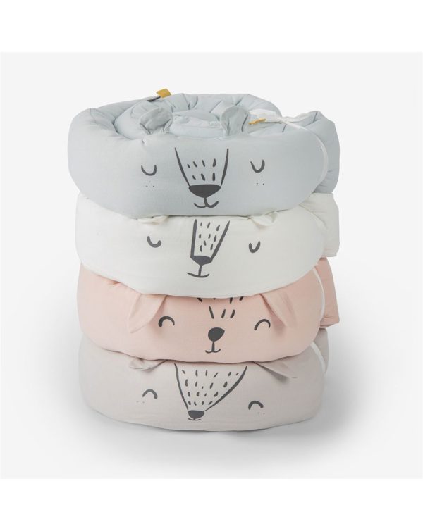 Minene Πολυχρηστικό Μαξιλάρι – Light Gray Bear με αυτάκια