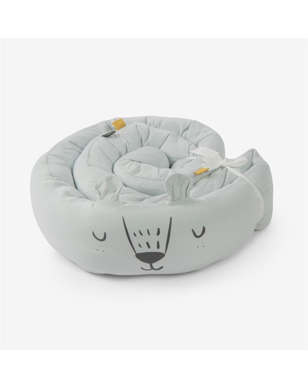 Minene Πολυχρηστικό Μαξιλάρι – Snuggly Snake Cotton Light Blue Bear