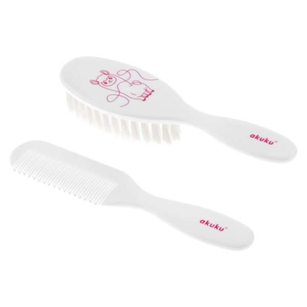 Comb & hairbrush with nylon bristle Lama
