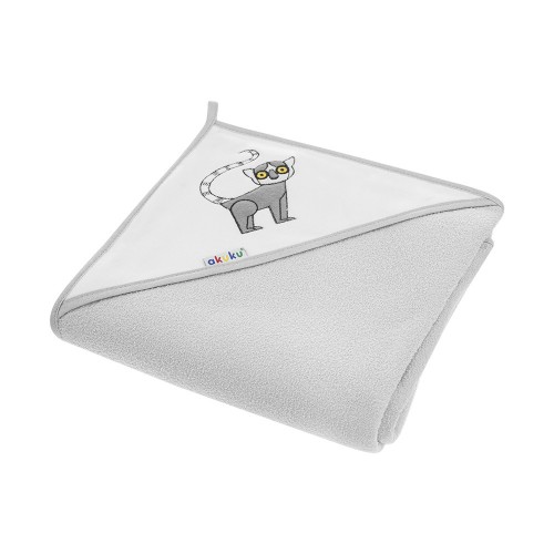 Baby hooded towel 100 x 100 cm Lemur
