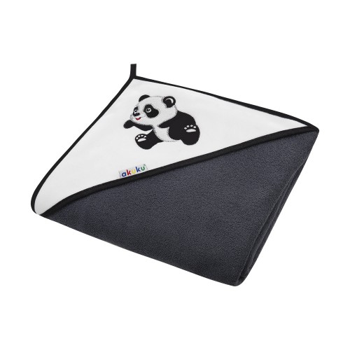 Βρεφική πετσέτα με κουκούλα panda