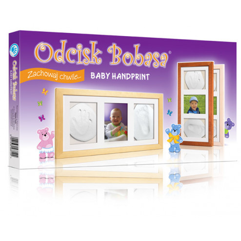 3πλη  Κορνίζα για αποτύπωματα και φωτογραφία - Natural