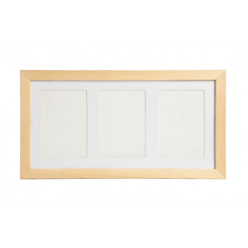 3πλη  Κορνίζα για αποτύπωματα και φωτογραφία - Natural