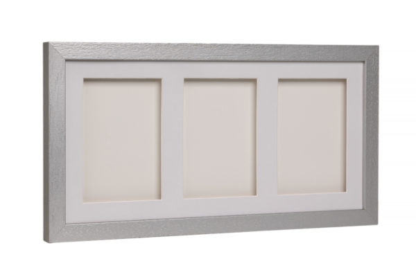 3πλη  Κορνίζα για αποτύπωματα και φωτογραφία - Silver