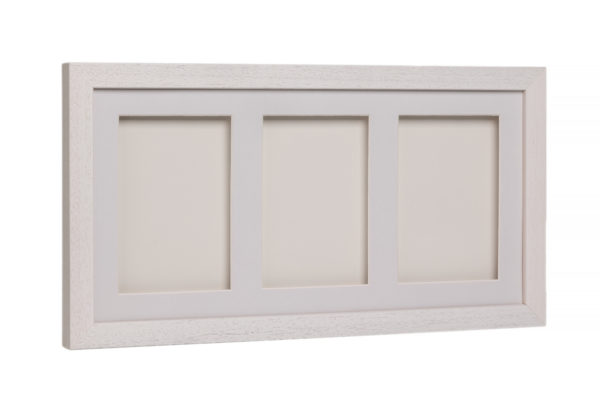 3πλη  Κορνίζα για αποτύπωματα και φωτογραφία - White