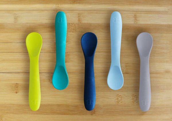 Bbluv Spoon Σετ 5 Κουτάλια Σιλικόνης Σιελ